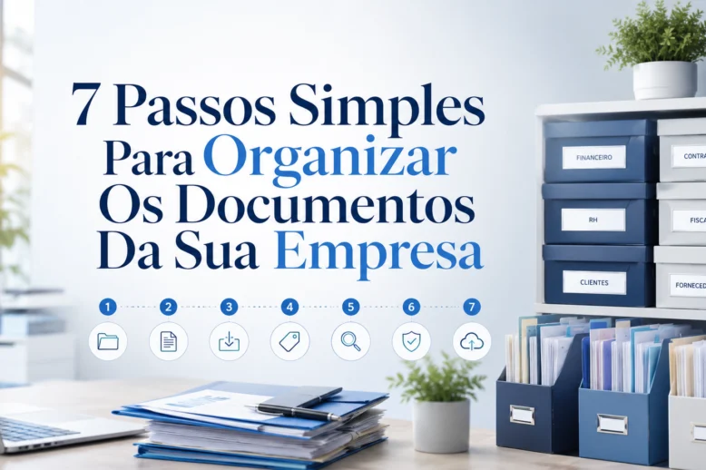 7 passos para organizar os documentos da empresa