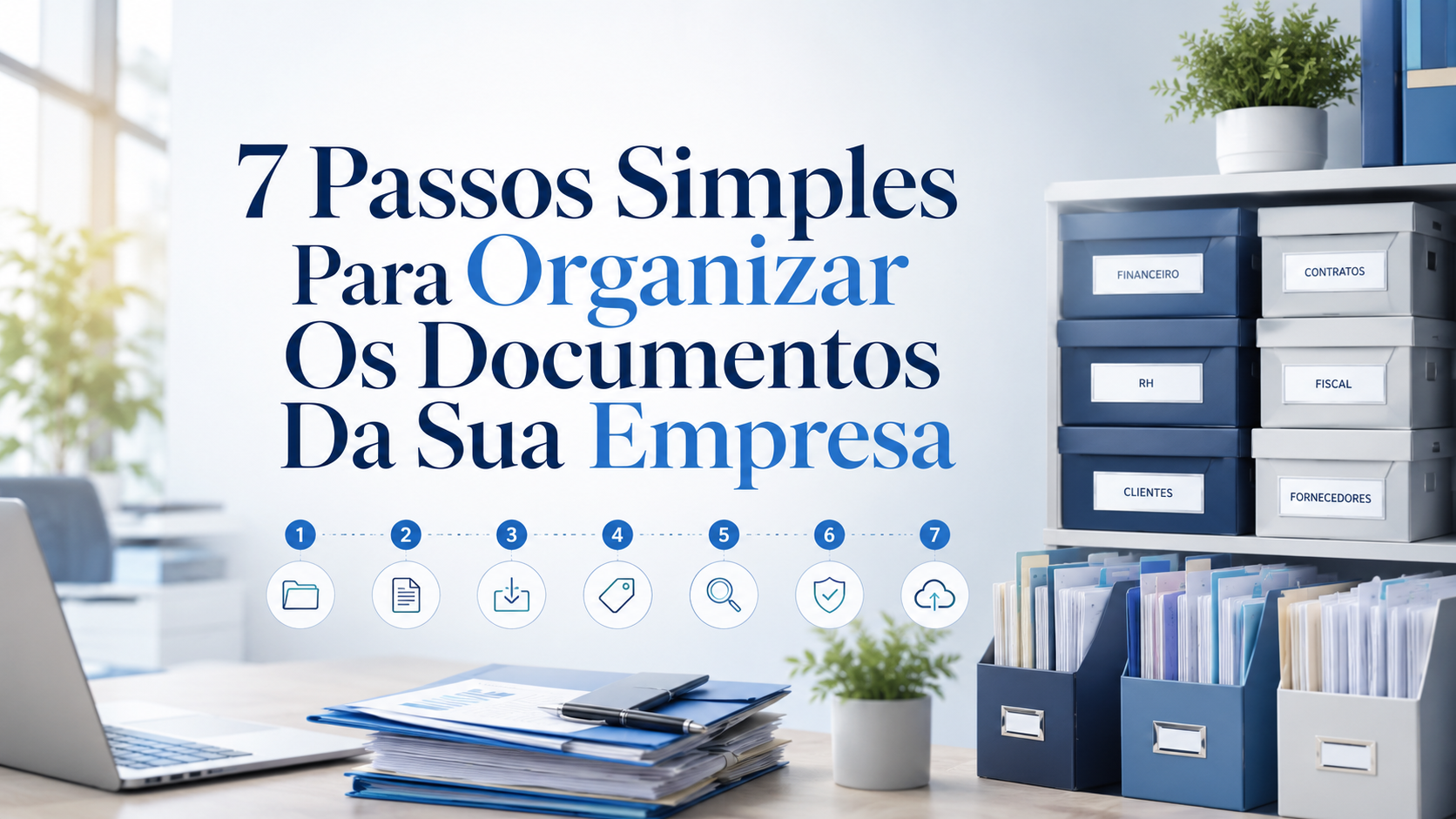 7 passos para organizar os documentos da empresa