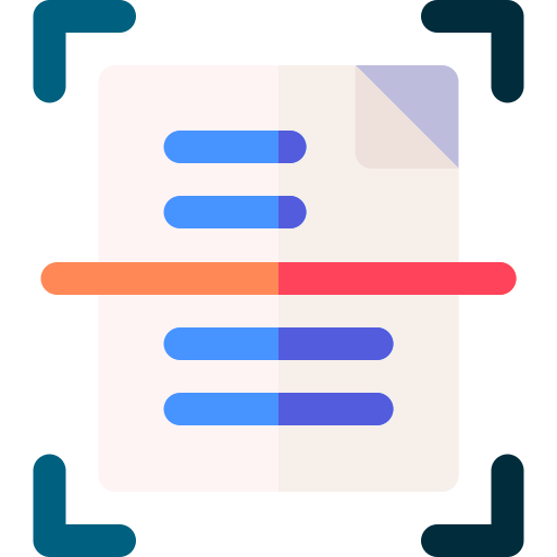 Ícone Digitalização em Alta Qualidade